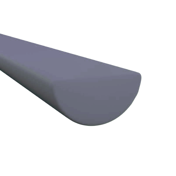 Halvcirkulära textilkanaler